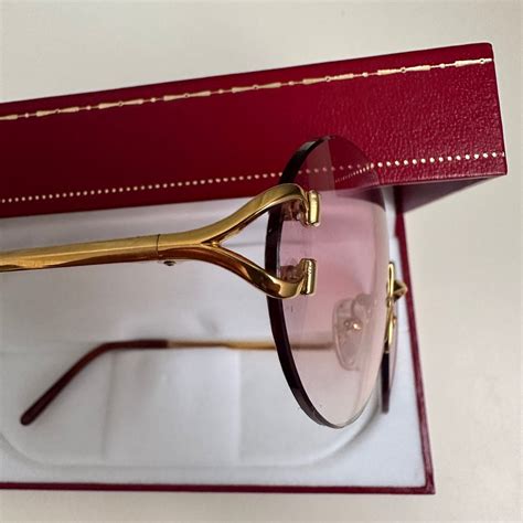 c de cartier signature sunglasses|cartier c decor rimless glasses.